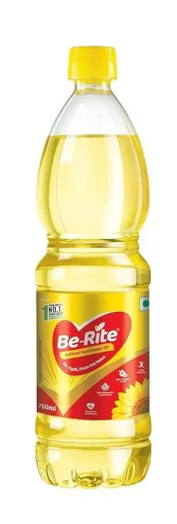 BE RITE REFINED SUNFLOWER OIL 1L BTL