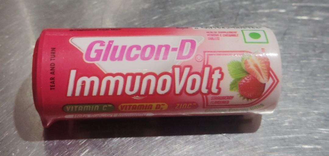 Glucon-d Immunovolt Strawberry