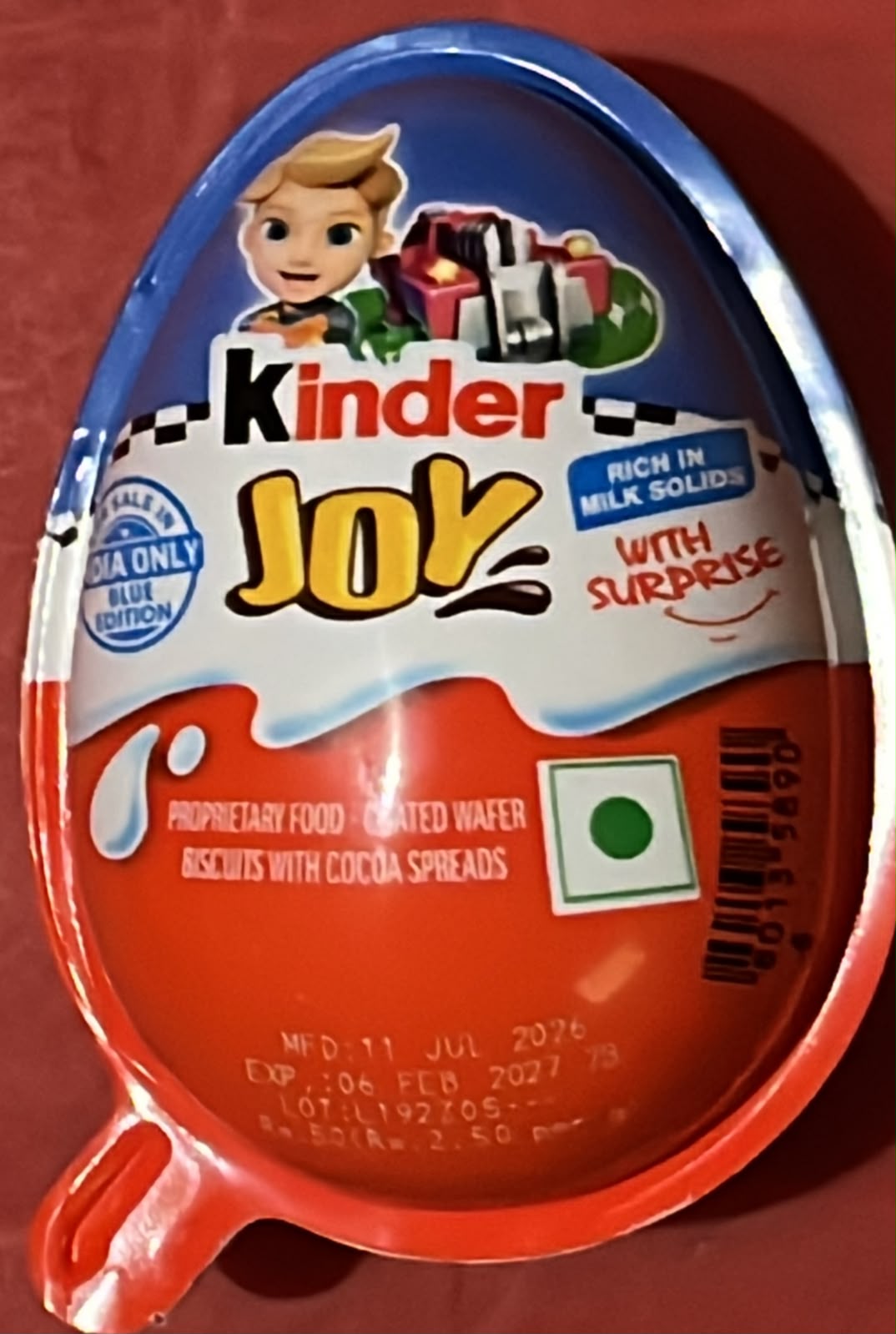 KINDER JOY BLUE