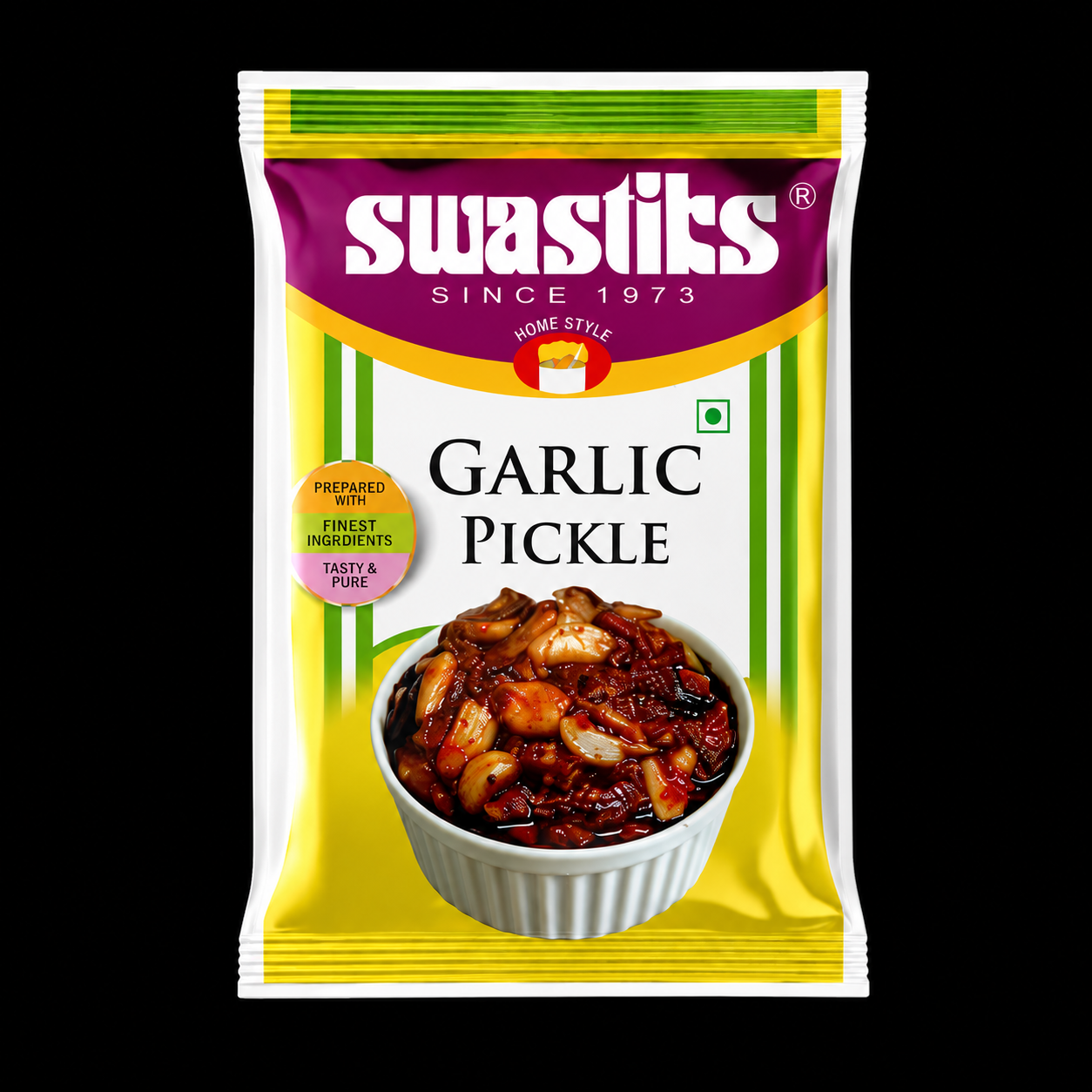 SWASTIKS  GARLIC PICKLE 5RS