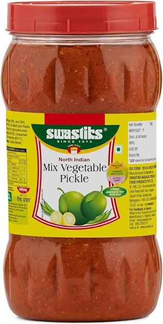 SWASTIKS MIX VEGETABLE PICKEL 1KG