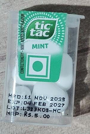 TIC TAC STRAWBERRY MANGO MIX, MINT, ORANGE